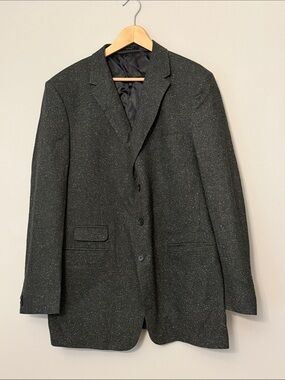 StudioSuits charcoal green fleck Donegal tweed blazer — Men’s 46L